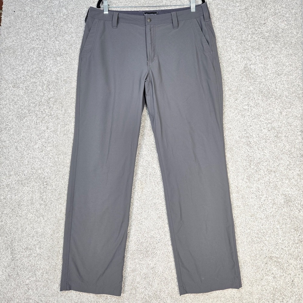 Marmot Pants Men's‎ 36x32 Gray Nylon Stretch outdoor hiking